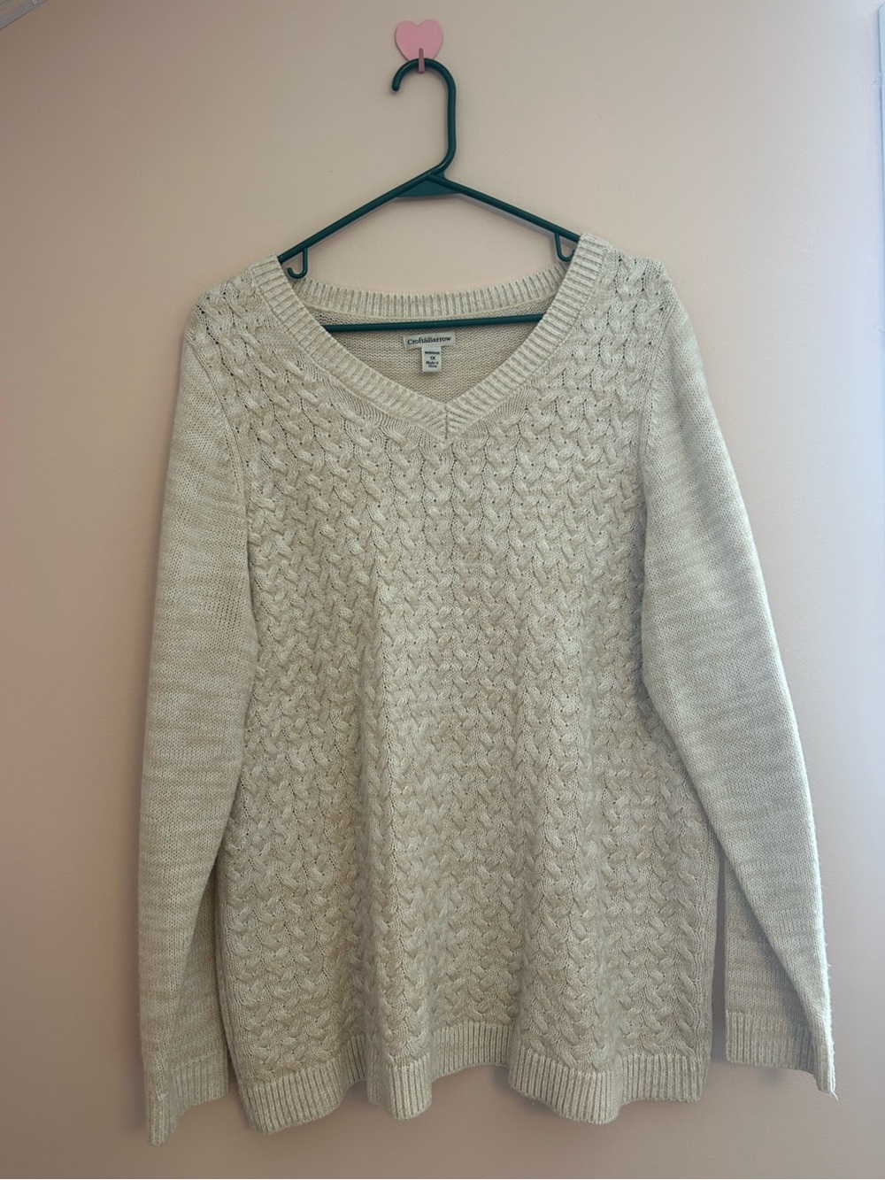 Early 2000s Croft & Barrow Cream Sweater
